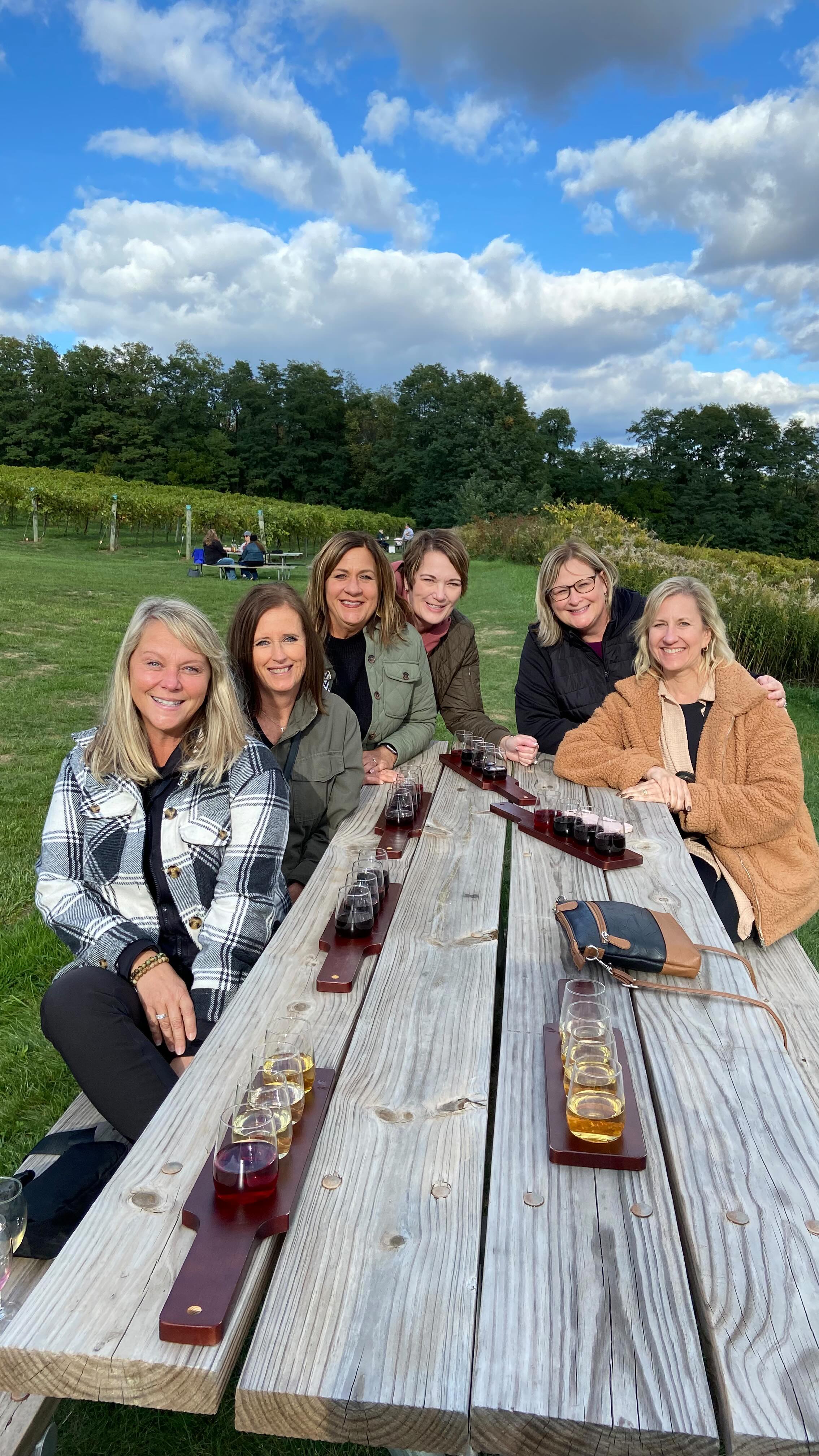 “Good friends are like fine wine…they’re great now and only get better with time.” Cheers to 42+ years of friendship! Love you all and treasure our time together.♥️♥️